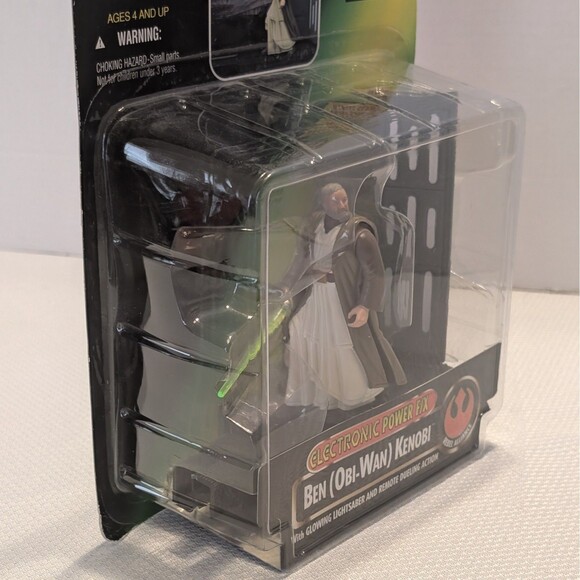 Kenner Star Wars Power of the Force Electronic Power F/X Darth Vader Kenobi New - Picture 8 of 12